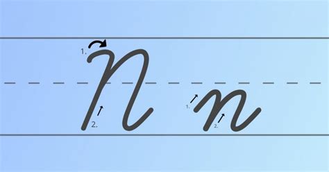 what does a cursive n look like? exploring the evolution of handwriting styles through history.